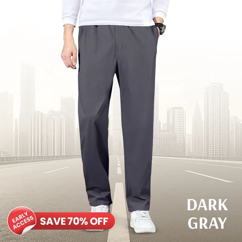 EaseTactic - Flex Fit Zipper-Pocket Durable Pants