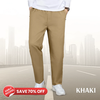 EaseTactic - Flex Fit Zipper-Pocket Durable Pants