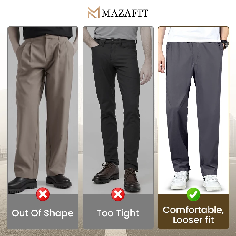 EaseTactic - Flex Fit Zipper-Pocket Durable Pants